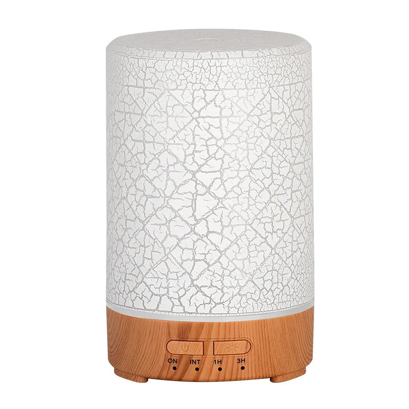 Aroma Diffuser 150ML Timing Function Ultrasonic Air Humidifier Bedroom Essential Oil Diffuser with LED Night Lights