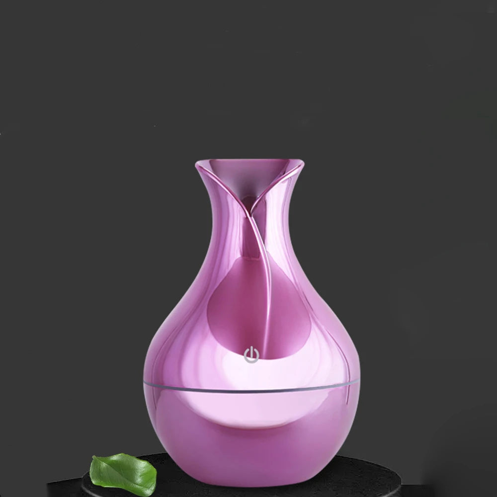 200Ml USB Aroma Essential Oil Diffuser Ultrasonic Mini Humidifier Air Purifier 7 Color Change LED Night Light for Office Home