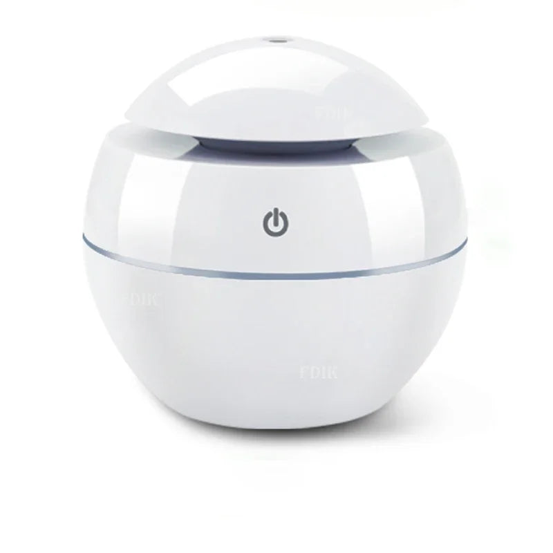 200Ml USB Aroma Essential Oil Diffuser Ultrasonic Mini Humidifier Air Purifier 7 Color Change LED Night Light for Office Home