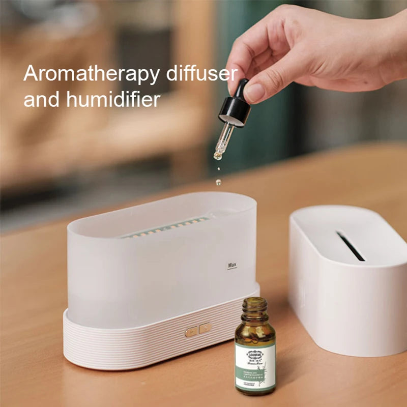 Humidificateur d’air décoratif LED – Diffuseur d’arôme design et apaisant Luméa