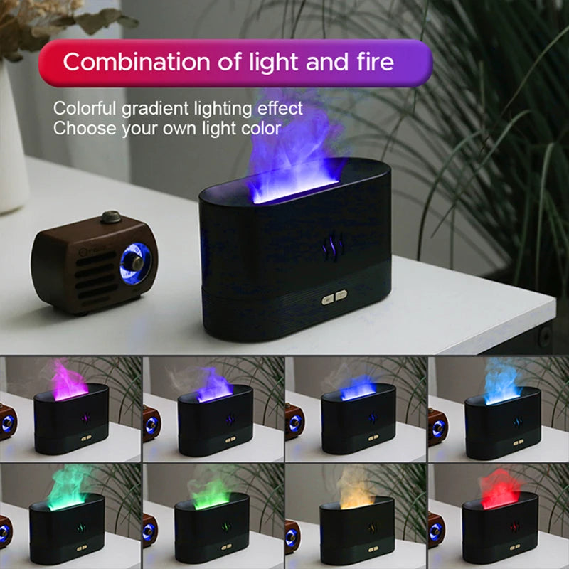 Humidificateur d’air décoratif LED – Diffuseur d’arôme design et apaisant Luméa