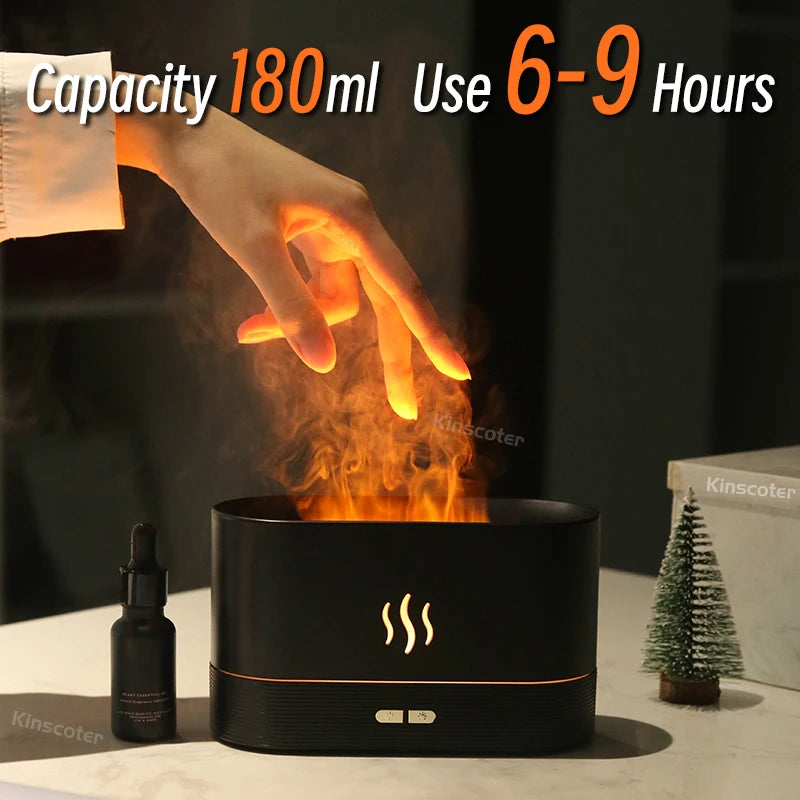 Humidificateur d’air décoratif LED – Diffuseur d’arôme design et apaisant Luméa