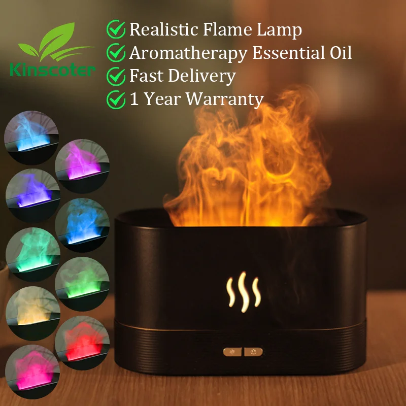 Humidificateur d’air décoratif LED – Diffuseur d’arôme design et apaisant Luméa